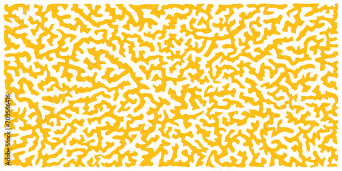 Abstract squiggle pattern. Relevant to the natural process that causes animal patterns and other patterns in nature. Creative coding computational design. 