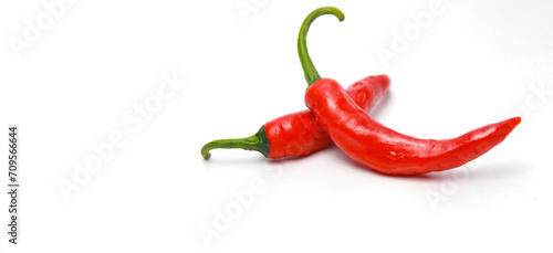 red hot chili pepper on a transparent background 