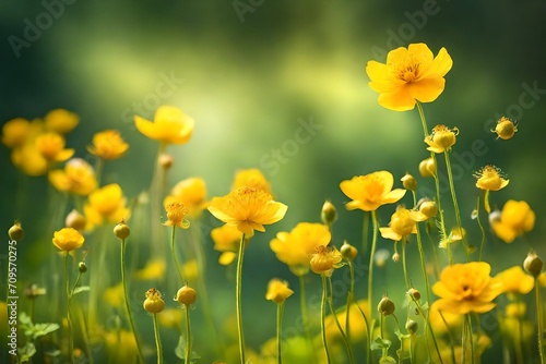 field of daffodils