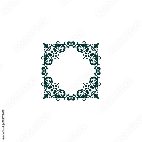 border corners in green border