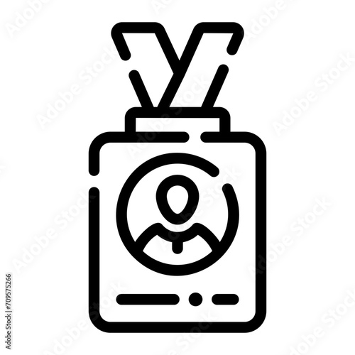 id pass Line Icon