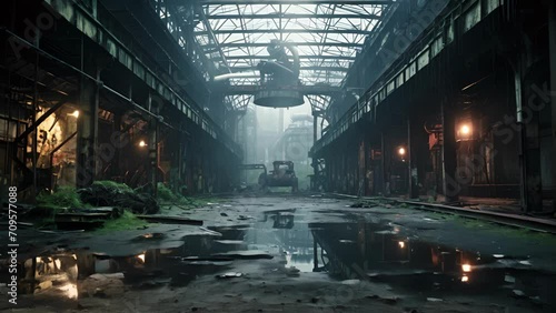 Smoke and neglect the eerie beauty of abandoned industrial landscapes