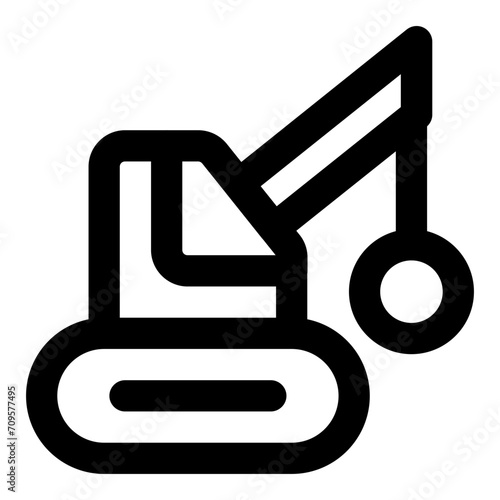 demolish icon vector illustration asset element