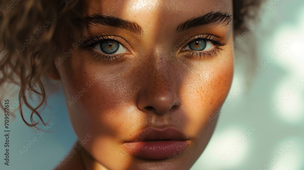 Model portrait, beautiful woman. Model portrait, beautiful woman.