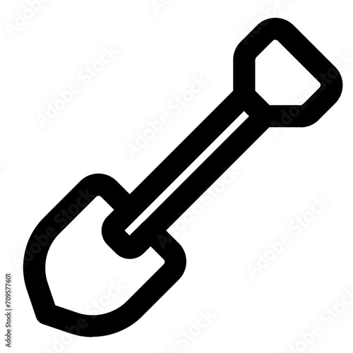 spade icon vector illustration asset element