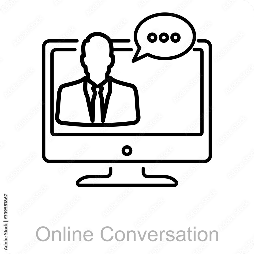 Online conversation Online conversation