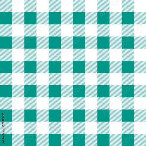 Green plaid pattern with oblique line. plaid pattern background. plaid background. Seamless pattern. for backdrop, decoration, gift wrapping, gingham tablecloth, blanket, tartan.