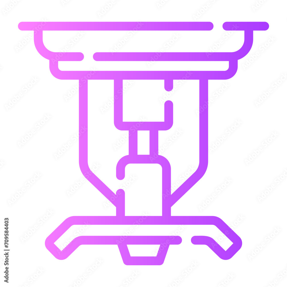 sprinkler Line Gradient Icon sprinkler Line Gradient Icon