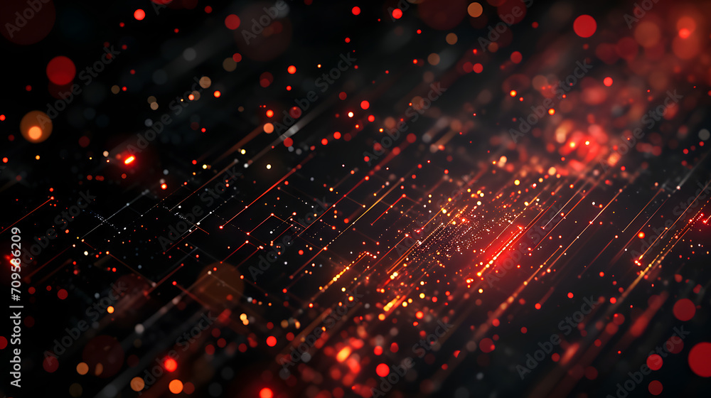 Technology background, black and red , gradient Stock Illustration ...