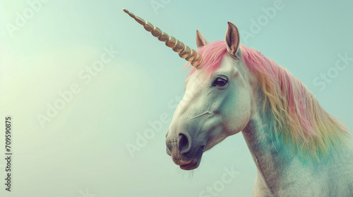 Portrait of the unicorn. 