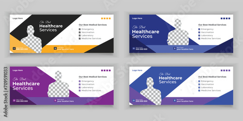 Bundle Medical Healthcare, Web Banner Cover Design Template