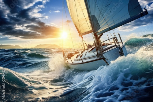 sailing in the sea © BetterPhoto