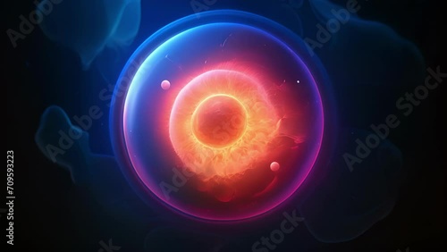 Elaborate of human embryonic disc showcasing initial cell specialization with utmost precision.