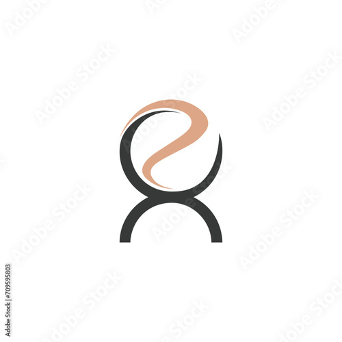 EX, XE, E AND X Abstract initial monogram letter alphabet logo design