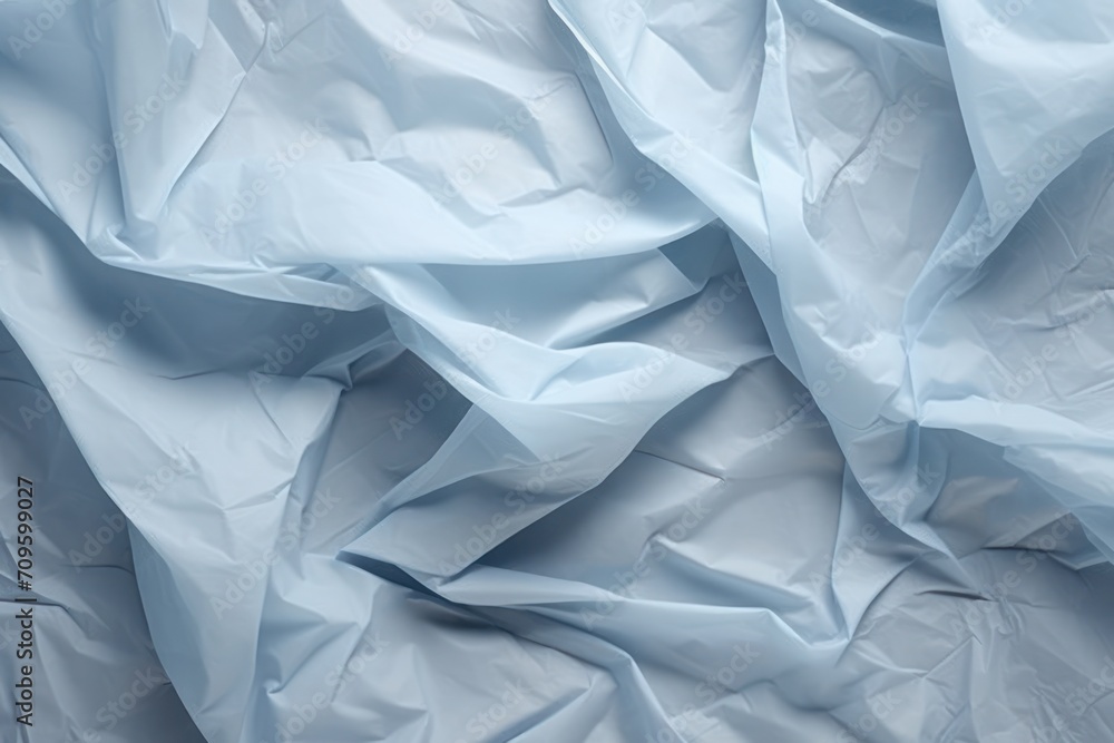 a close up view of a sheet of white paper with a very large amount of wrinkled paper on top of it. a close up view of a sheet of white paper with a very large amount of wrinkled paper on top of it.