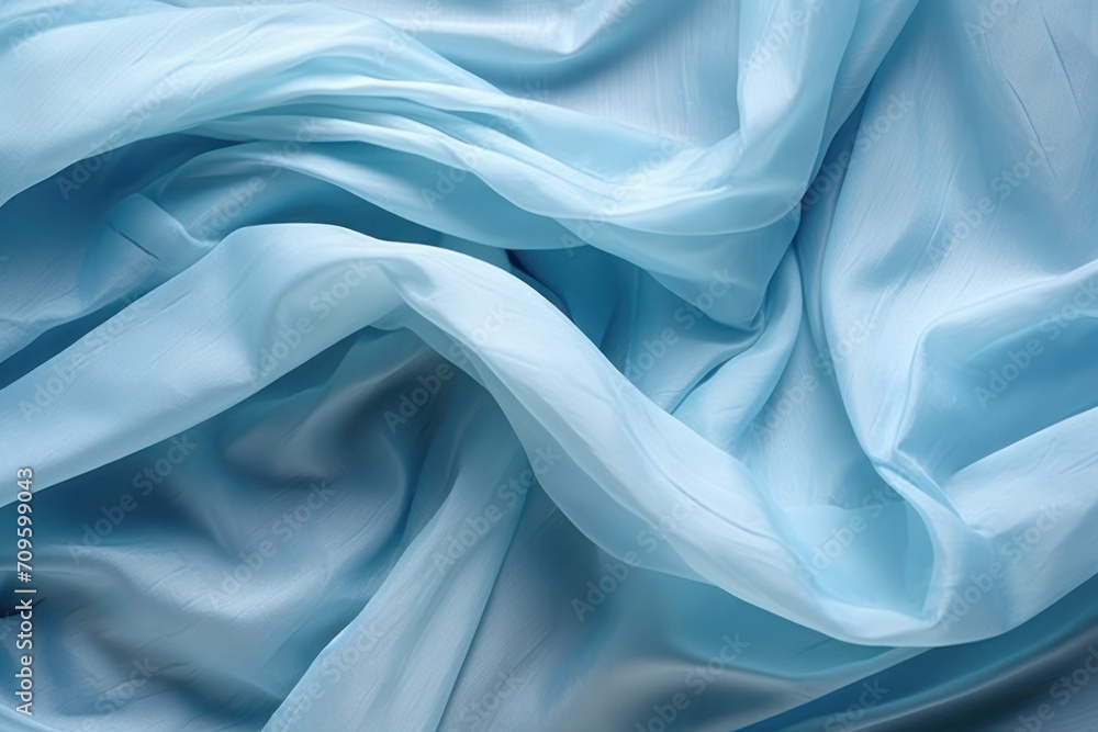 a close up view of a light blue fabric with a very large amount of light blue fabric on top of it. a close up view of a light blue fabric with a very large amount of light blue fabric on top of it.