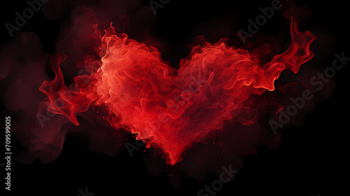 Romantic heart-shaped Valentine's Day background, symbolizing Valentine's Day, wedding, love