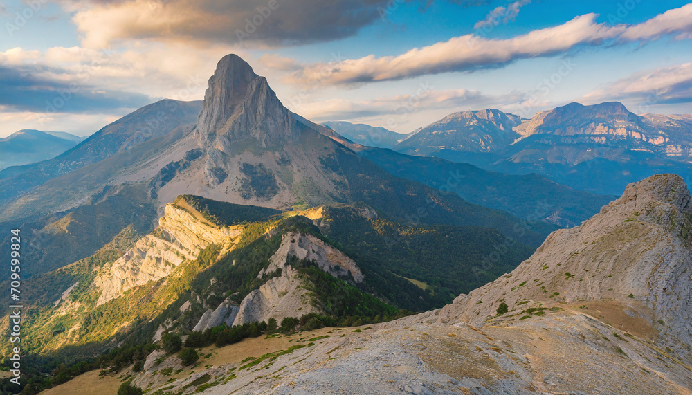 Fototapeta premium Mountainous nature landscape