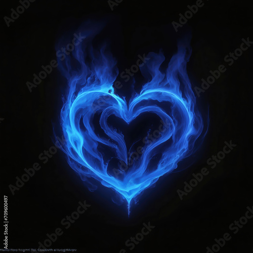 blue heart 002