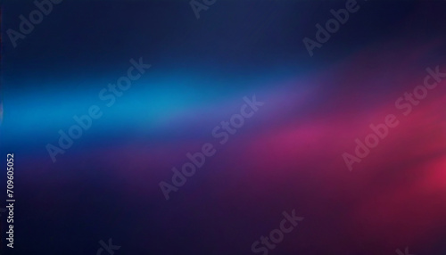 Defocused blue pink red ultraviolet radiance soft texture on dark black abstract empty space background.Neon blur glow. Color light overlay.Copy space.