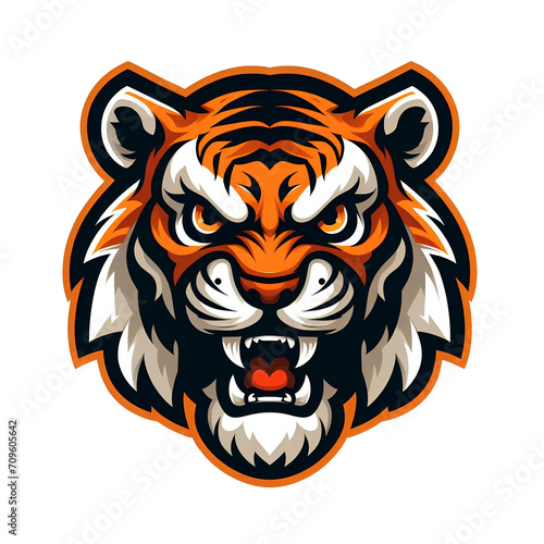 logo tiger Head illustration