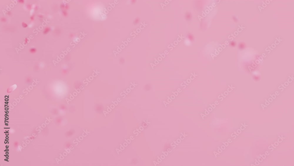 Pink Rose Petals Fly Around and form heart shape. Valentines day concept. 3D render animation Pink Rose Petals Fly Around and form heart shape. Valentines day concept. 3D render animation
