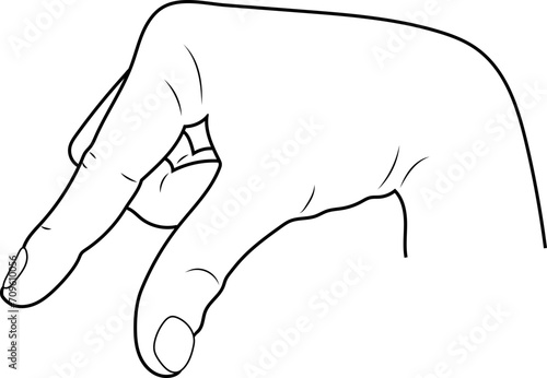 Q letters ASL  Sign letters Language Alphabet SVG Alphabet for the deaf and dumb