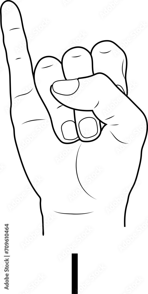 I letters ASL Sign letters Language Alphabet SVG Alphabet for the deaf and dumb I letters ASL Sign letters Language Alphabet SVG Alphabet for the deaf and dumb