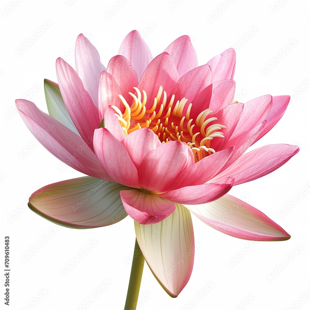 Fototapeta premium Pink lotus flower.