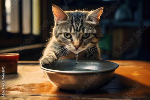 Bowl animal cat pets cute mammal