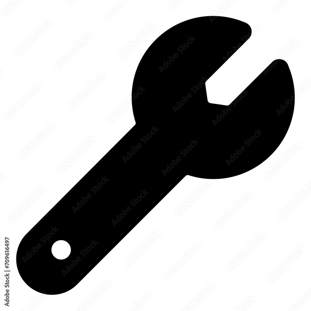 wrench icon vector illustration asset element wrench icon vector illustration asset element