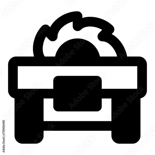 sawmill icon vector illustration asset element