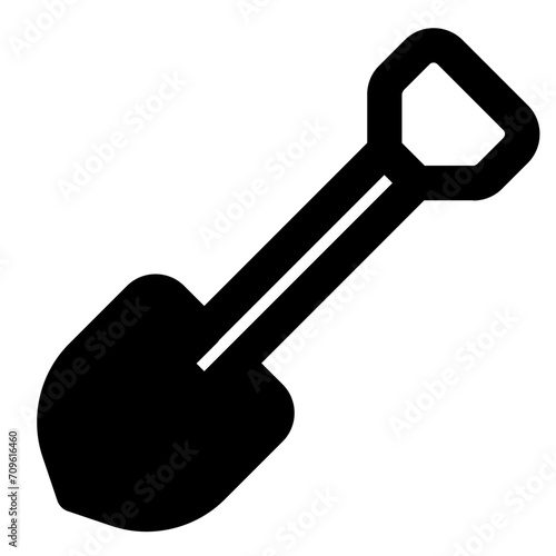 spade icon vector illustration asset element