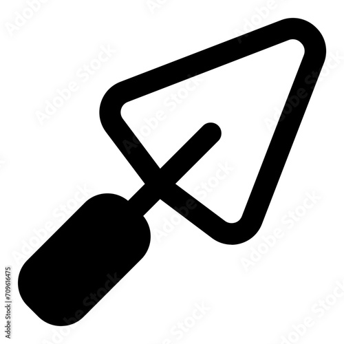 trowel icon vector illustration asset element