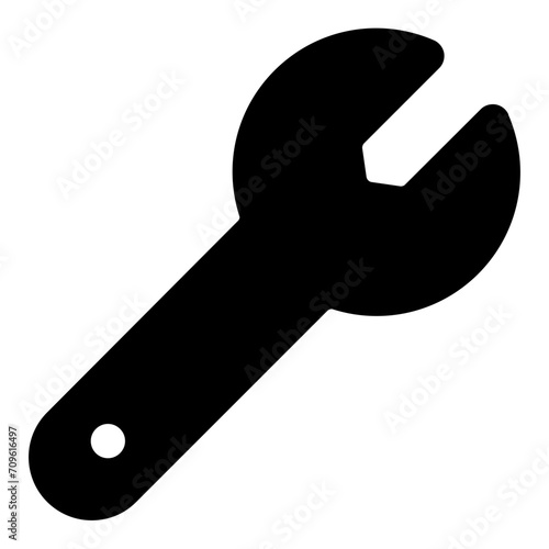 wrench icon vector illustration asset element