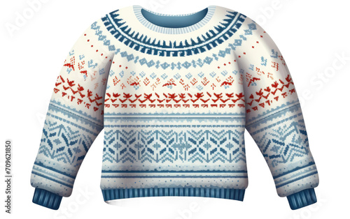 Arctic Chill Sweater isolated on transparent Background