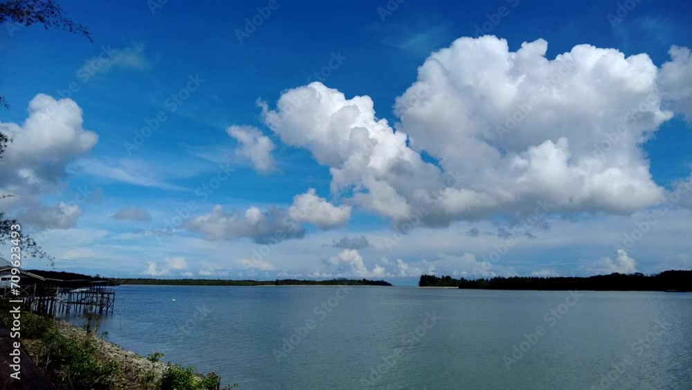 Beautiful Telaga Air Fishing Village,Borneo,Malaysia. Beautiful Telaga Air Fishing Village,Borneo,Malaysia.