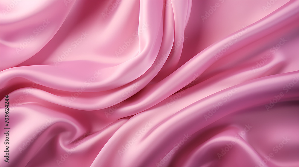Pink fabric colored silk satin background Pink fabric colored silk satin background