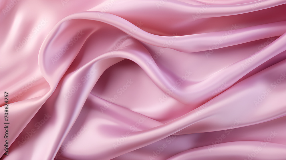 Obraz premium Pink fabric colored silk satin background