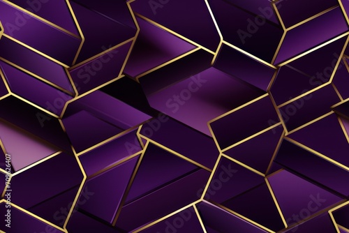 an abstract purple and gold background with squares and rectangles in the shape of cubes and rectangles.