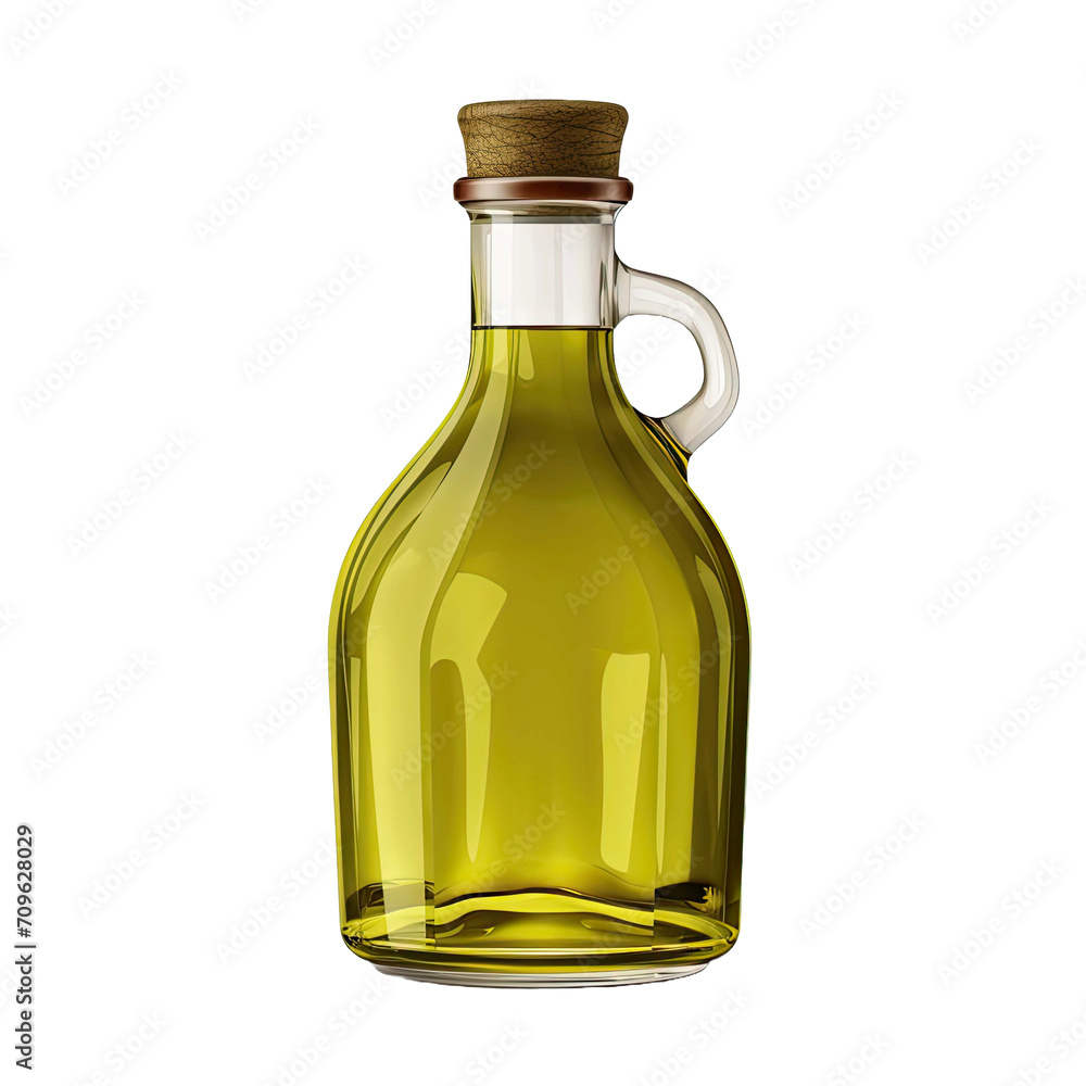 olive oil bottle isolated on transparent background olive oil bottle isolated on transparent background