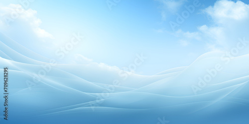 Abstract blue background with waves and curves photo