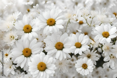 Close up of white flowers