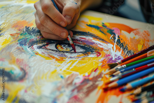 Wallpaper Mural Vibrant Sketches Showcasing The Creative Passion Of A Talented Young Artist Torontodigital.ca