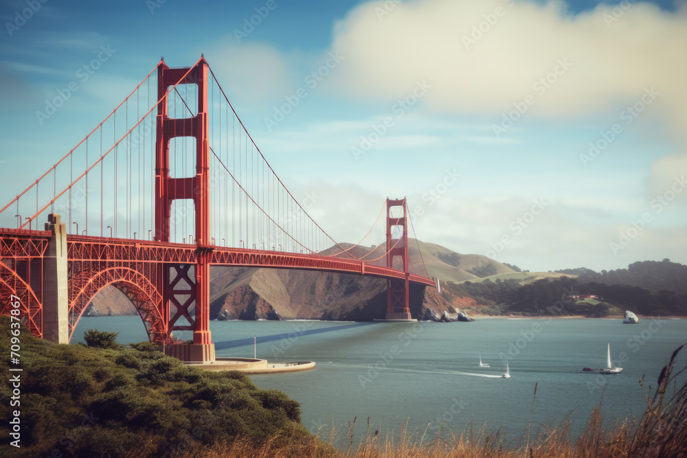 Famous Golden Gate Bridge, San Francisco Famous Golden Gate Bridge, San Francisco