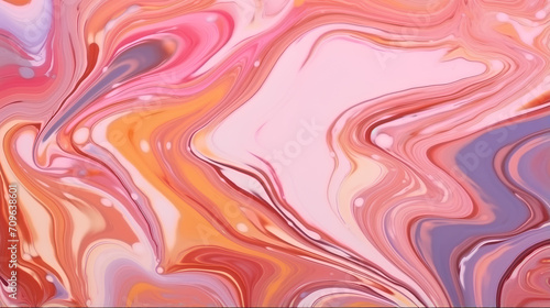 Colorfull Blurred Liquid marbling paint background