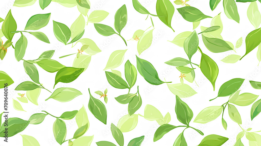 Green tea leaves seamless texture Green tea leaves seamless texture