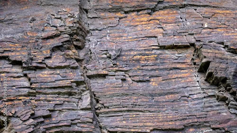 Macro stone wall abstract texture. Solid durable concept. Nature pattern for design and decoration 4K. Background rock video. Surface abstract footage. Unique natural pattern. Macro stone wall abstract texture. Solid durable concept. Nature pattern for design and decoration 4K. Background rock video. Surface abstract footage. Unique natural pattern.