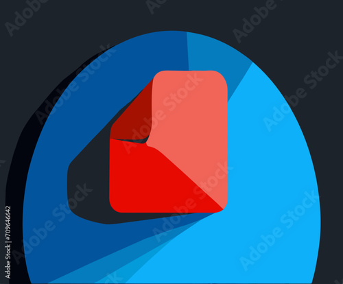Voicemail transcript. vektor icon illustation