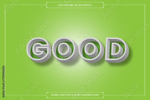 Good editable text effect template photo